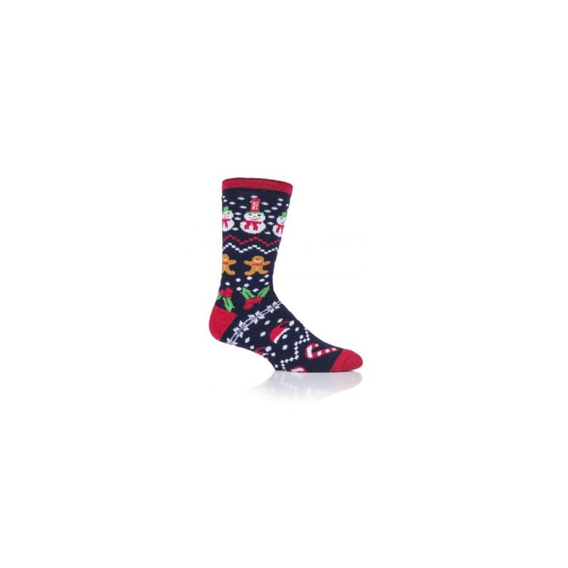 Pánske ponožky HEAT HOLDERS 1 PACK-MEN LITE FESTIVE FUN-CHRISTMAS SOCKS 1