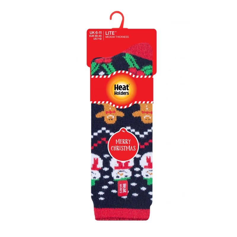 Pánske ponožky HEAT HOLDERS 1 PACK-MEN LITE FESTIVE FUN-CHRISTMAS SOCKS 2