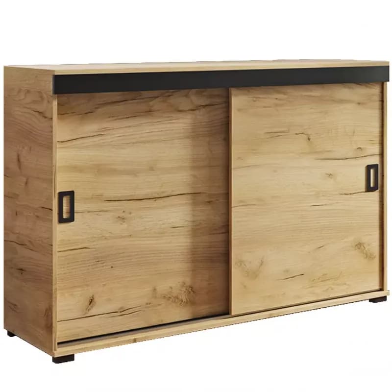 Komoda Retro 140 Craft + Čierna Rukoväte 1