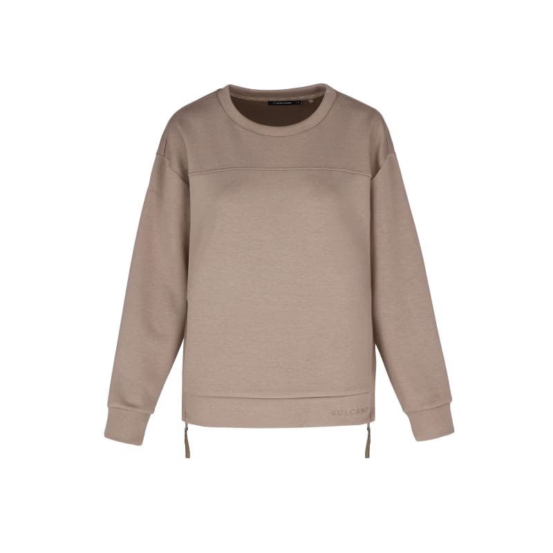 Dámska mikina VOLCANO B- SANI-102-BEIGE 2