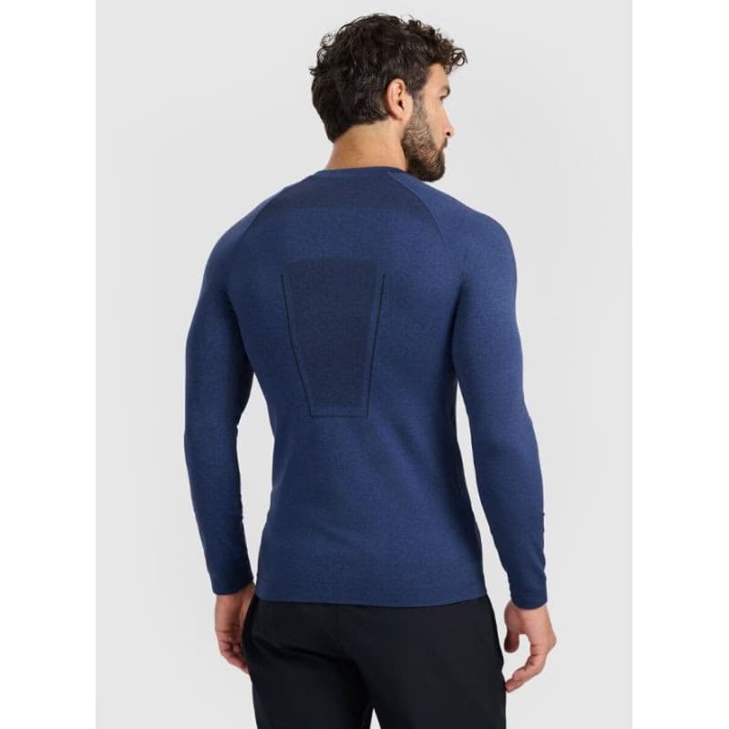 Pánske termo tričko s dlhým rukávom 4F SEAMLESS UNDERWEAR M237-WAW25USEAM237-31M-NAVY MELANGE 4