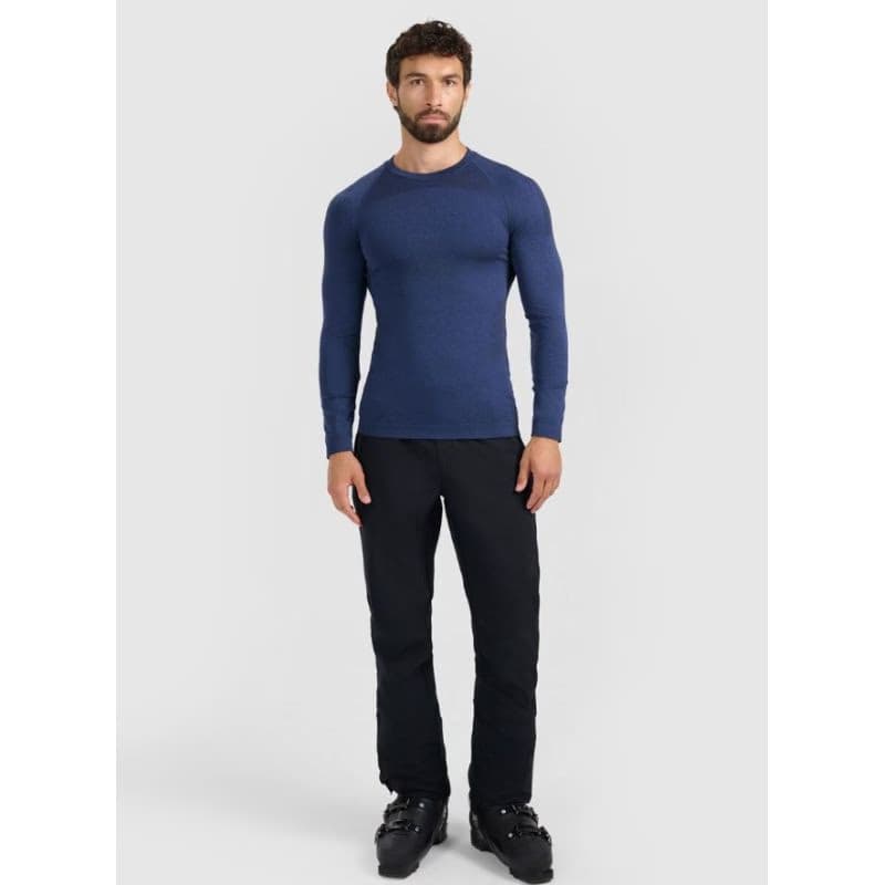 Pánske termo tričko s dlhým rukávom 4F SEAMLESS UNDERWEAR M237-WAW25USEAM237-31M-NAVY MELANGE 5