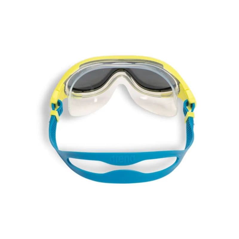 Juniorské plavecké okuliare ARENA THE ONE MASK JR MR-SILVER-SOFT_GREEN-BLUE_COSMO 3
