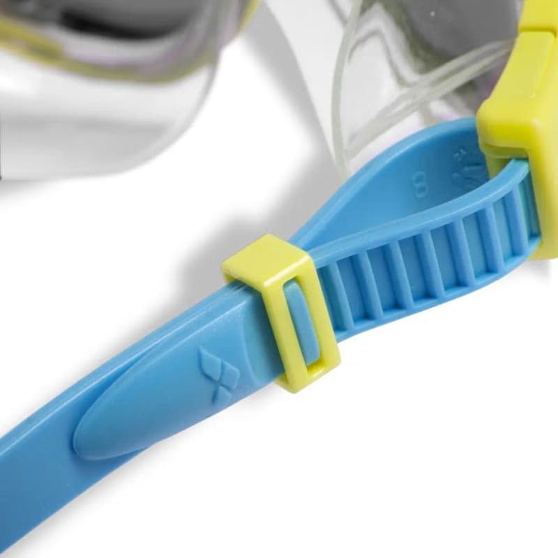 Juniorské plavecké okuliare ARENA THE ONE MASK JR MR-SILVER-SOFT_GREEN-BLUE_COSMO 6