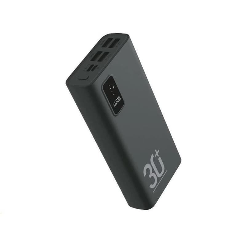 WG - Power Bank 30000 mAh, USB-C PD 20W, čierna