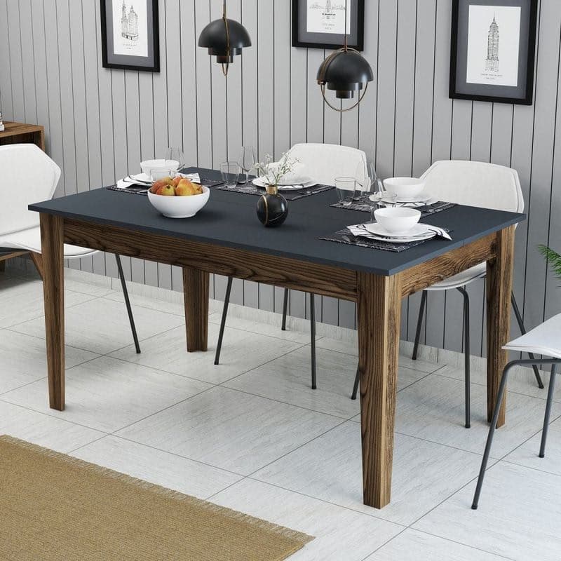 Jedálenský stôl Milan 513 - Walnut, Anthracite 1