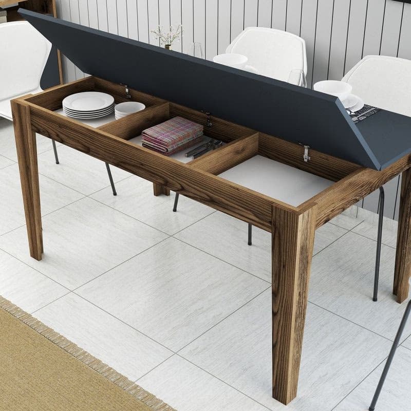 Jedálenský stôl Milan 513 - Walnut, Anthracite 4