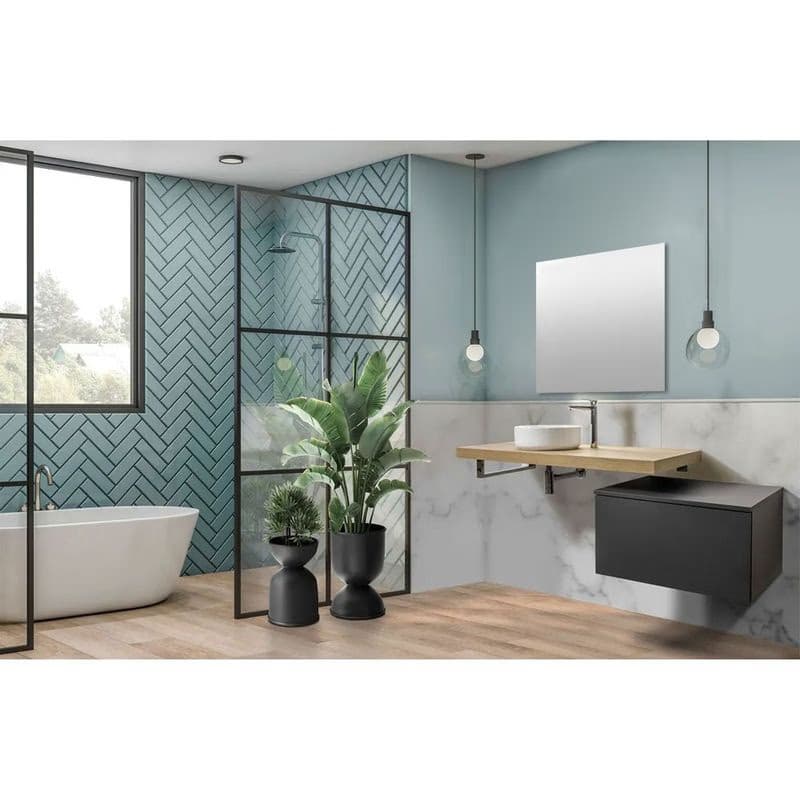 Mereo Ponte, kúpeľňová doska pod umývadlo 160 cm, dub Riviera CN264DR 3