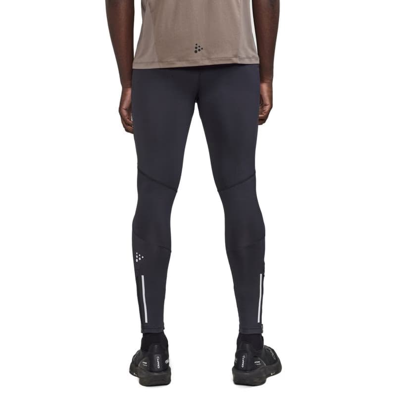 Pánske bežecké zateplené legíny CRAFT ADV ESSENCE ZIP TIGHTS 2 M-999000-Black 2