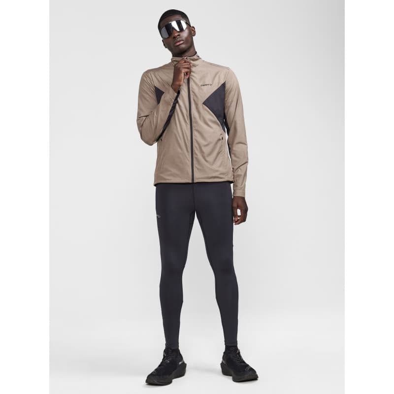 Pánske bežecké zateplené legíny CRAFT ADV ESSENCE ZIP TIGHTS 2 M-999000-Black 3