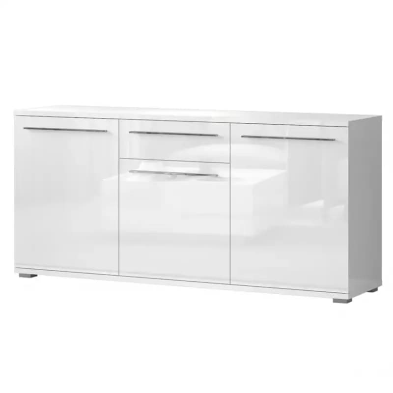 Komoda Piano K180-3K1F/PN-70/KA/70 lakované crystal white 1
