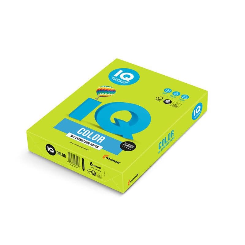 Papier xerografický IQ A4/80g 500 listov limetovo zelený LG46