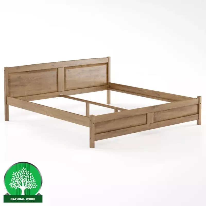 Posteľ borovica LK104–200x200 dub 1