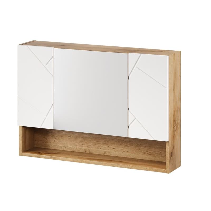 Szynaka Zrkadlová skrinka MAZI WHITE 58 | 80 cm 1