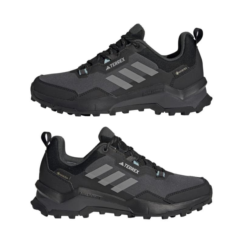 Dámska nízka turistická obuv ADIDAS Terrex AX4 GTX core black grey three mint ton 2