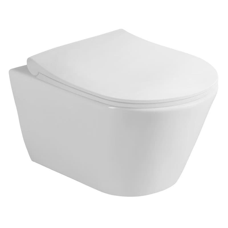 SAPHO - AVVA závesná WC misa, Rimless, 35,5x53cm, biela 100314 3