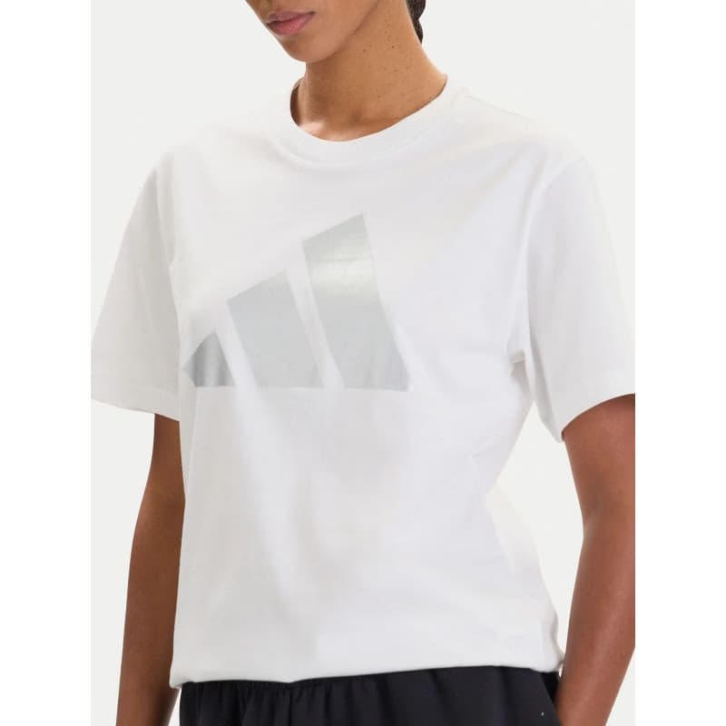 Dámske tričko s krátkym rukávom ADIDAS W C HOL MET T WHITE 4