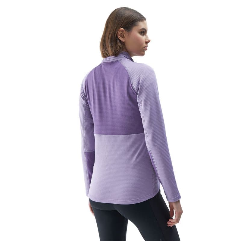 Dámska turistická mikina so zipsom 4F SWEATSHIRT FNK-4FWSS24TFSWF316-52S-LIGHT VIOLET 3