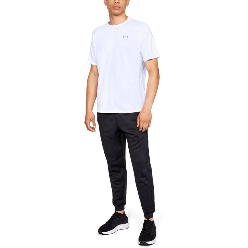 Pánske tréningové tričko s krátkym rukávom UNDER ARMOUR UA Tech 2.0 SS Tee-WHT 3