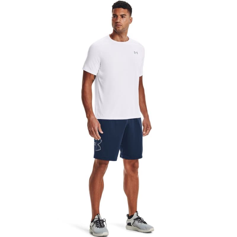 Pánske tréningové tričko s krátkym rukávom UNDER ARMOUR UA Tech 2.0 SS Tee-WHT 4