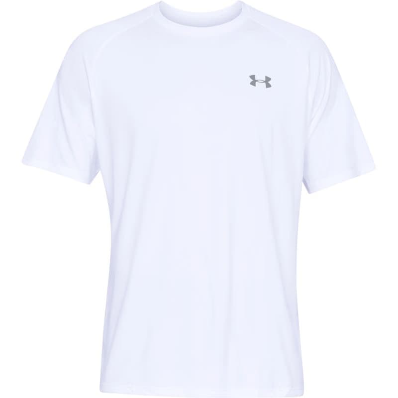 Pánske tréningové tričko s krátkym rukávom UNDER ARMOUR UA Tech 2.0 SS Tee-WHT 5