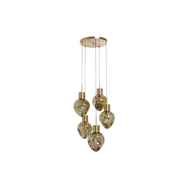 Amber Cinque visiaca lampa jantárová