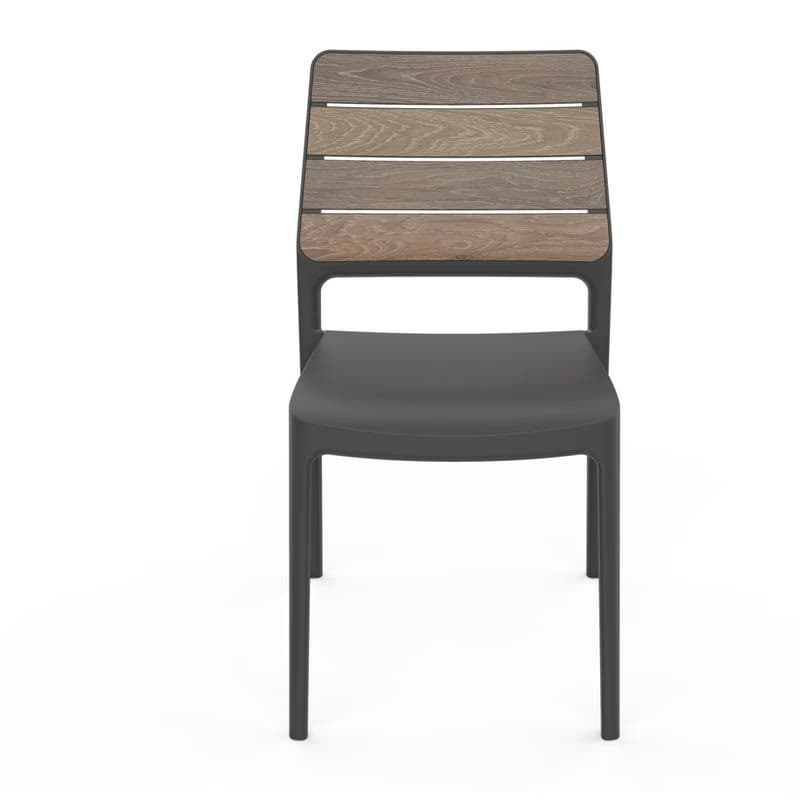 KETER Záhradná stolička DEPORTO | walnut / grafit 2