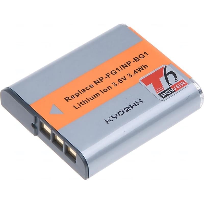 Batéria T6 power Sony NP-BG1, 950mAh, sivá 1