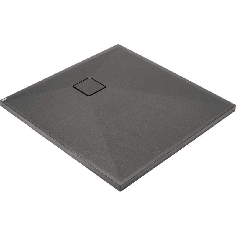 DEANTE - Correo antracit metalic - Granitová sprchová vanička, štvorcová, 90x90 cm KQR_T41B 1