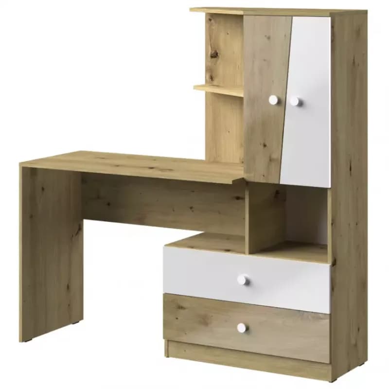 Písací stôl Nero 11 150 – Biely Lesk