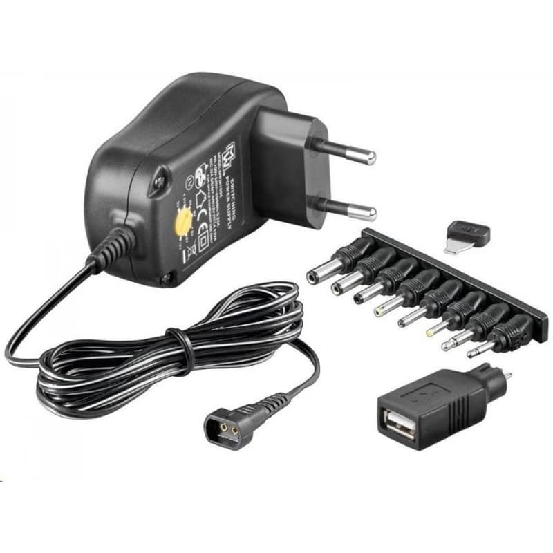 Goobay Univerzálny napájací adaptér 230V/3-12V jednosmerný 300mA 4
