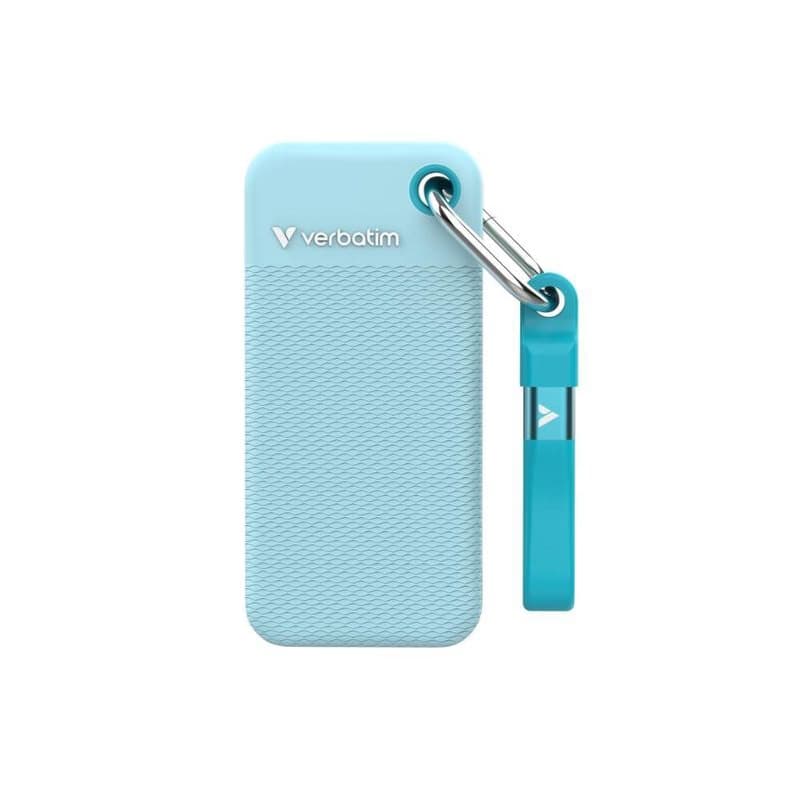 VERBATIM externý SSD 2TB Pocket SSD, USB-C, Modrá 1