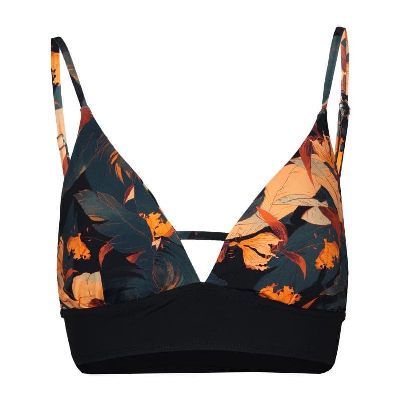 Dámske plavky vrchný diel FUNDANGO Sahara V-neck Cami Top-522-tropical green 5