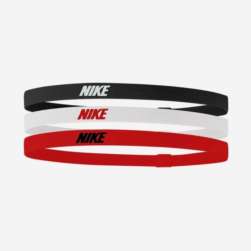 Čelenka NIKE ELASTIC HAIRBANDS 3PK BK WH UR 2
