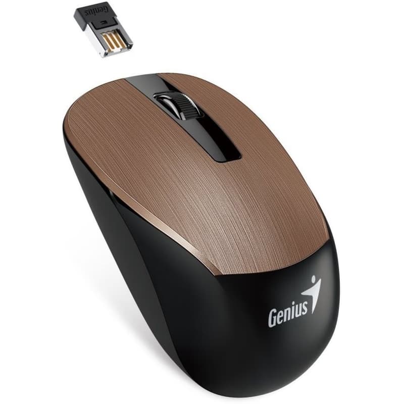 GENIUS myš NX-7015/ 1600 dpi/ Blue-Eye senzor/ bezdrôtová/ medená 2