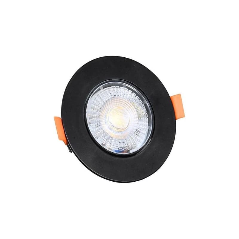 LED-YL201/7W/CCT/CR - LED Podhľadové svietidlo ZITA LED/3/5/7W/230V čierna LED-YL201/7W/CCT/CR