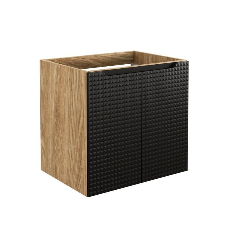 ArtCom Skrinka pod umývadlo LUXOR Black 82-60-2D | 60 cm s dvierkami 1