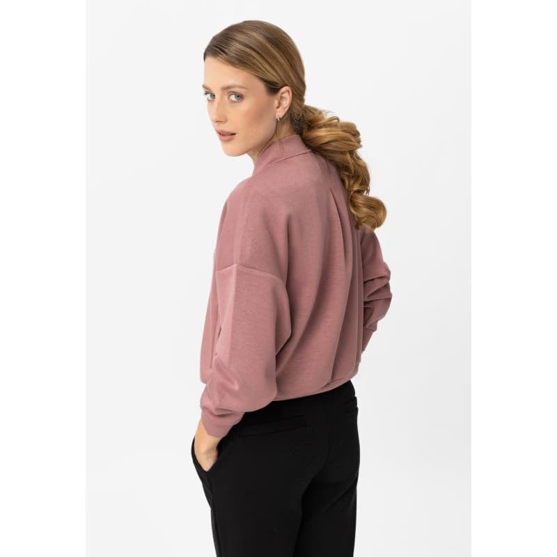 Dámska mikina so zipsom VOLCANO B-CHERRY-401-PINK 3