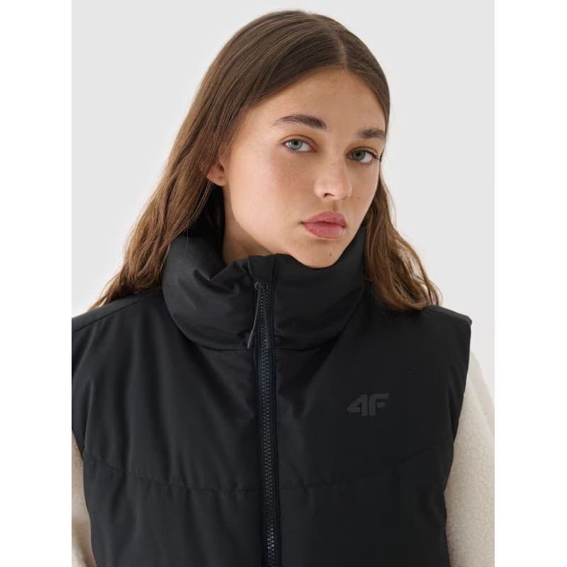 Dámska vesta 4F VEST JACKET-WAW24TVJAF135-20S-DEEP BLACK 2