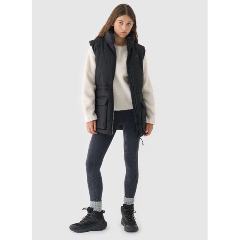 Dámska vesta 4F VEST JACKET-WAW24TVJAF135-20S-DEEP BLACK 4