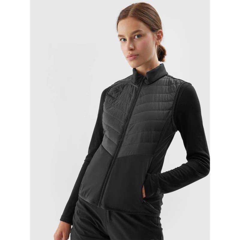 Dámska turistická vesta 4F VEST-AW23TVJAF048-20S-DEEP BLACK 2