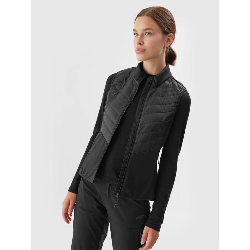 Dámska turistická vesta 4F VEST-AW23TVJAF048-20S-DEEP BLACK 3