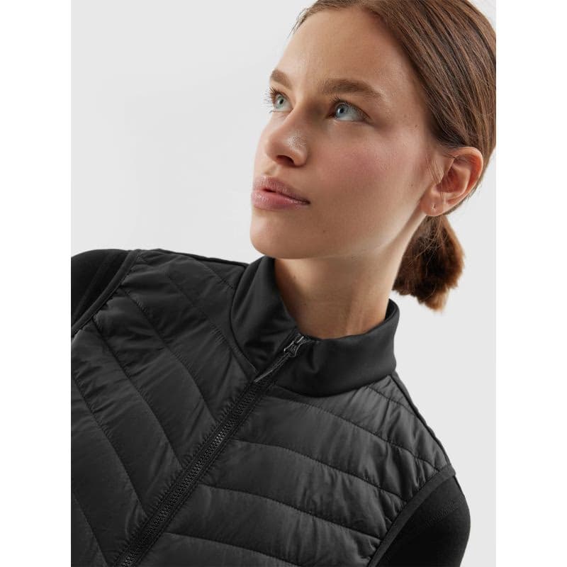 Dámska turistická vesta 4F VEST-AW23TVJAF048-20S-DEEP BLACK 4