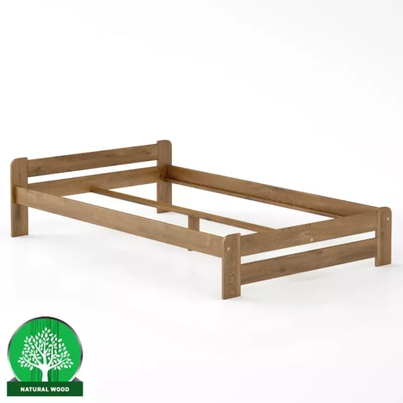 Posteľ borovica LK099–120x200 dub 1