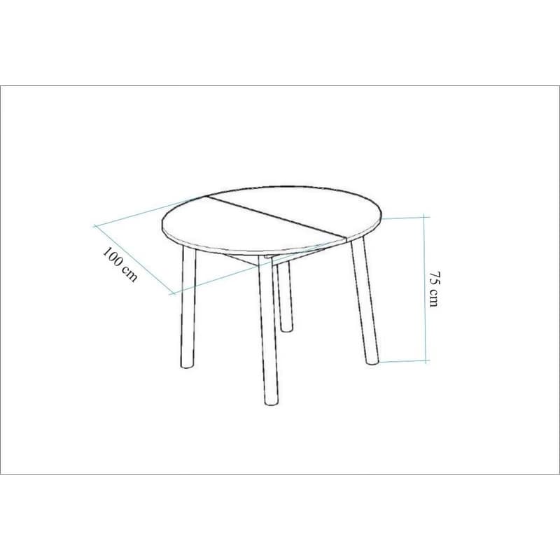Extendable Dining Table Oliver - White 4