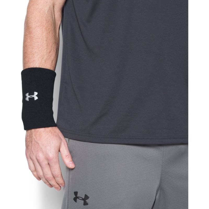 Potítka UNDER ARMOUR Performance Wristband-BLK 3