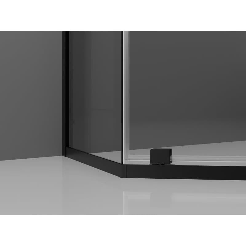 MEXEN - Exo sprchovací kút päťboký krídlový 80 x 80, transparent, čierna 812-080-080-70-00 6