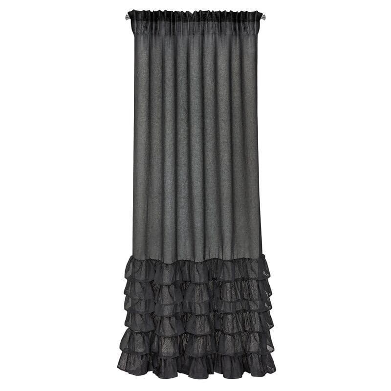 ArtFir Záclona DOLLY K | čierna 140 x 250 cm 4