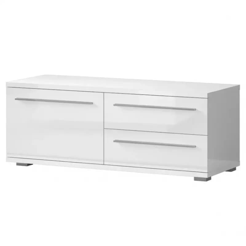 TV stolík Piano TV120-1K2F/PN-70/KA/70-70/KA/70 lakované crystal white 1