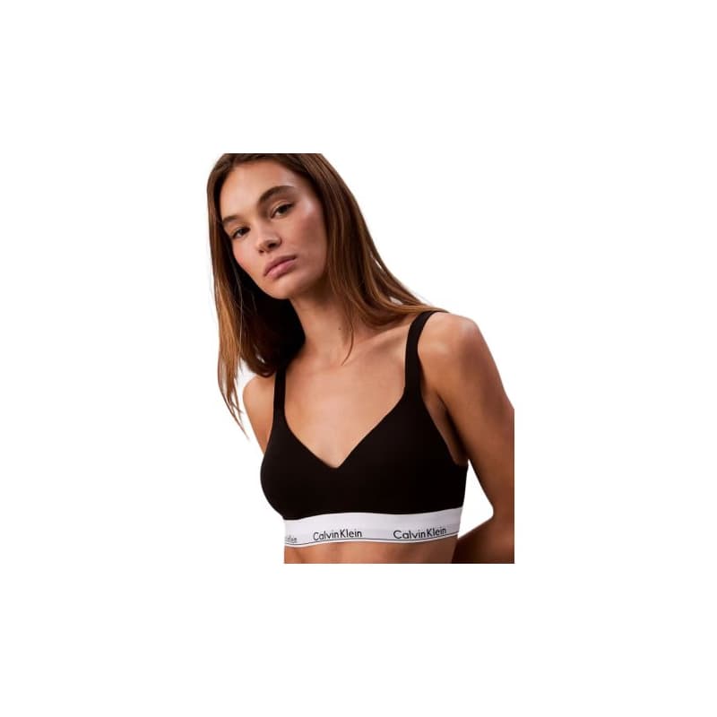 Dámska podprsenka CALVIN KLEIN Lift Bralette Icon Cotton Modal black 1